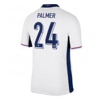 Fotbalové Dres Anglie Cole Palmer #24 Domácí ME 2024 Krátký Rukáv